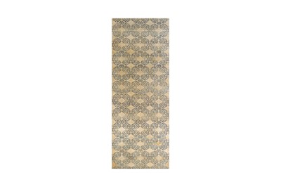 Lot 81 - A SAFAVID SILK AND METAL THREAD BROCADE PANEL