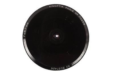 Lot 231 - A Kinoptik Paris 5.7mm f/1.8 Wide Angle Cine Lens