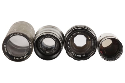 Lot 234 - A Selection of Enlarging and Projection Optics including a Cooke Kinetal Optical Block