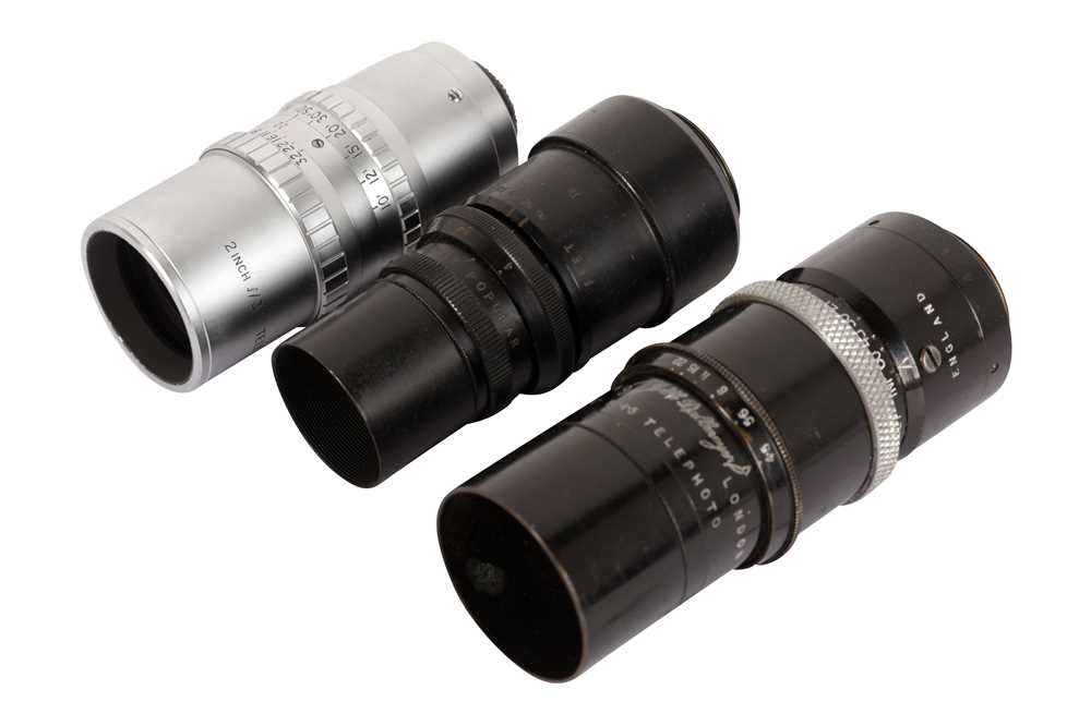 Lot 236 - A Selection of Telephoto Cine Lenses