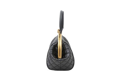 Lot 394 - Chanel Black Paris In Rome Colosseum Lock Bowling Bag