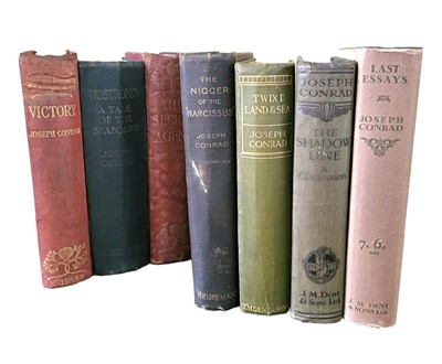 Lot 228 - Conrad & Huxley, Lord Jim and others, first editions.