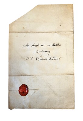 Lot 36 - Als. Charles Lamb to Mr Andrews [c.1829]