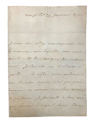 Lot 49 - Law (John) Autograph letter signed