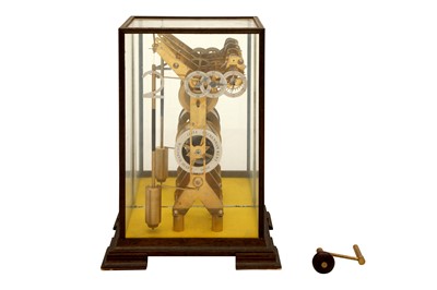 Lot 431 - A MILLENIUM SKELETON CLOCK