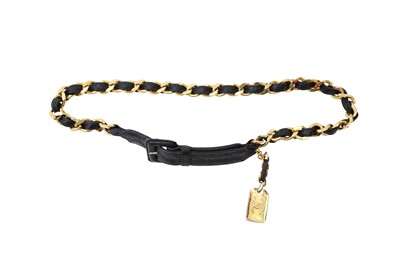 Lot 190 - Chanel Navy CC Chain Belt - Size 85