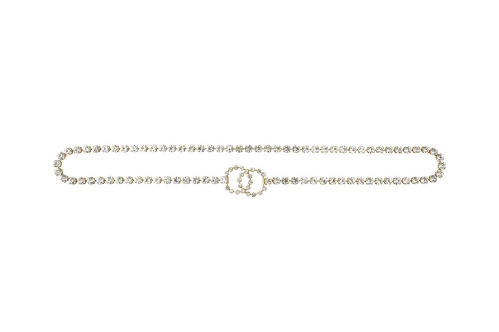 Lot 348 - Chanel Crystal CC 'Barbie' Belt