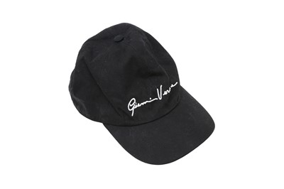 Lot 425 - Versace Black Logo Baseball Cap - Size 58