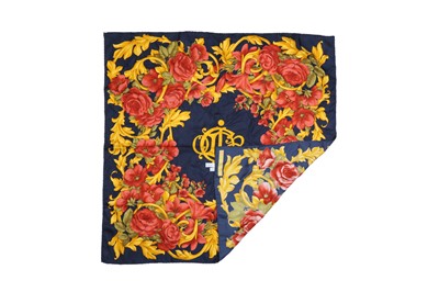 Lot 151 - Christian Dior Floral Baroque Silk Print Scarf