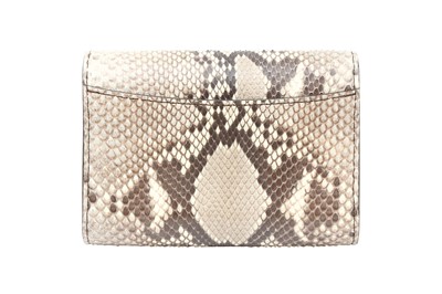 Lot 235 - λ Louis Vuitton Natural Python Chain Clutch Louise PM
