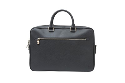 Lot 627 - Louis Vuitton Black Taiga Porte Documents Business Bag
