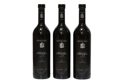 Lot 188 - † Hill of Grace, Henschke, Eden Valley, 2013, three bottles (each in an individual OWC)