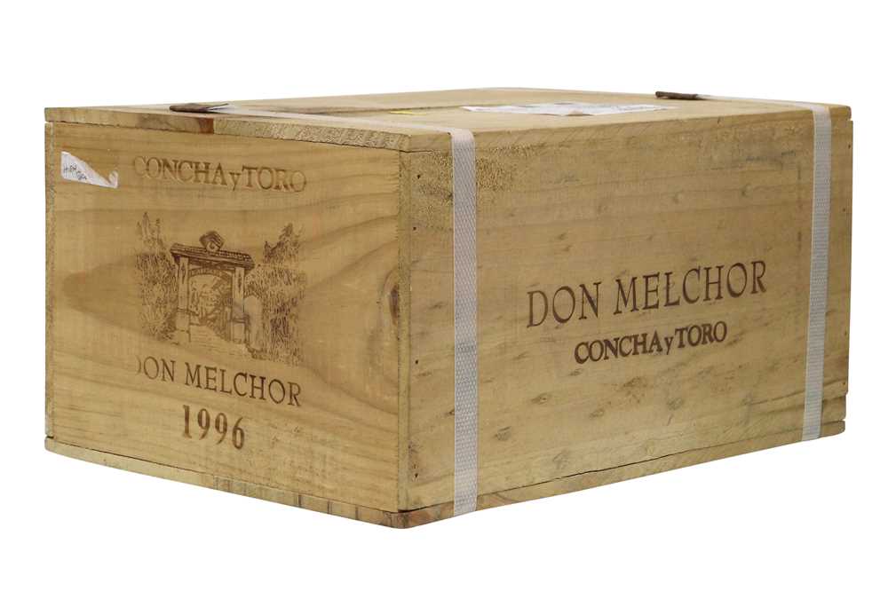 Lot 195 - † Don Melchor Cabernet Sauvignon, Concha y Toro, Puente Alto, Chile, 1996, six bottles (OWC)