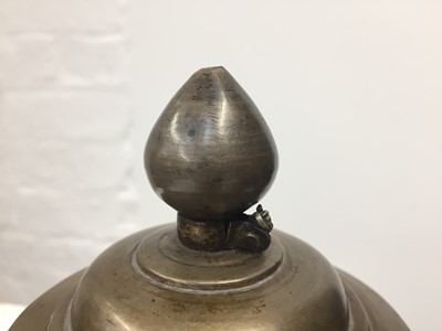 Lot 361 - A TIBETAN BRONZE EWER AND COVER