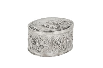 Lot 275 - A mid-18th century German silver box, Danzig (Polish, Gdańsk) circa 1760