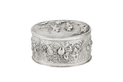Lot 275 - A mid-18th century German silver box, Danzig (Polish, Gdańsk) circa 1760