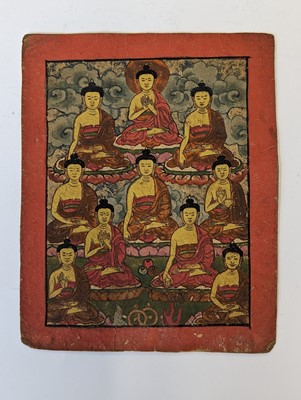 Lot 368 - A SMALL GROUP OF BUDDHIST PAINTINGS