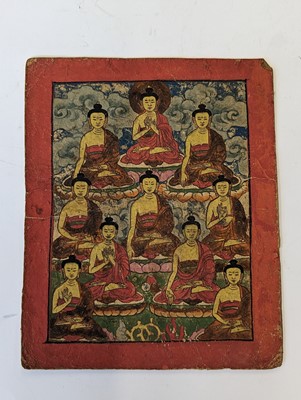 Lot 368 - A SMALL GROUP OF BUDDHIST PAINTINGS