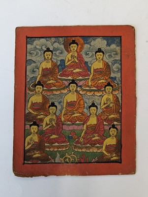 Lot 368 - A SMALL GROUP OF BUDDHIST PAINTINGS