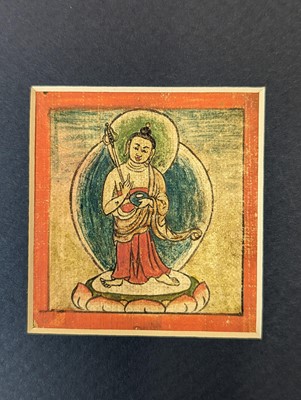 Lot 368 - A SMALL GROUP OF BUDDHIST PAINTINGS