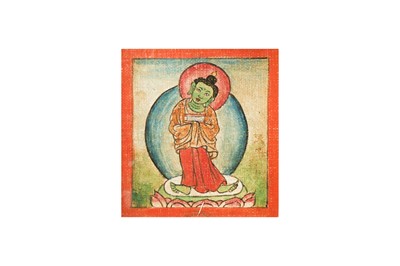 Lot 368 - A SMALL GROUP OF BUDDHIST PAINTINGS