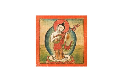 Lot 368 - A SMALL GROUP OF BUDDHIST PAINTINGS