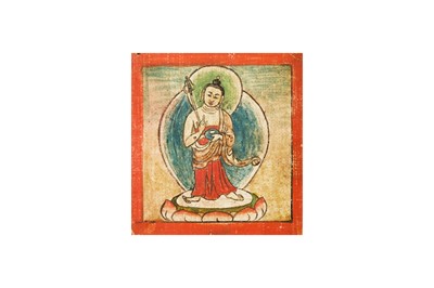 Lot 368 - A SMALL GROUP OF BUDDHIST PAINTINGS