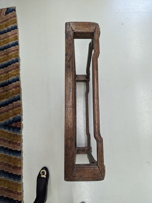 Lot 565 - A CHINESE WOOD FOOTREST