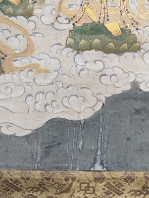 Lot 310 - A PAIR OF JAPANESE BUDDHIST SCROLL PAINTINGS