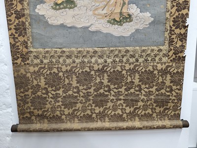 Lot 310 - A PAIR OF JAPANESE BUDDHIST SCROLL PAINTINGS