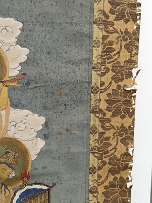 Lot 310 - A PAIR OF JAPANESE BUDDHIST SCROLL PAINTINGS