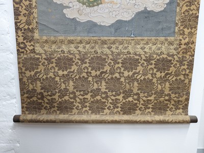 Lot 310 - A PAIR OF JAPANESE BUDDHIST SCROLL PAINTINGS