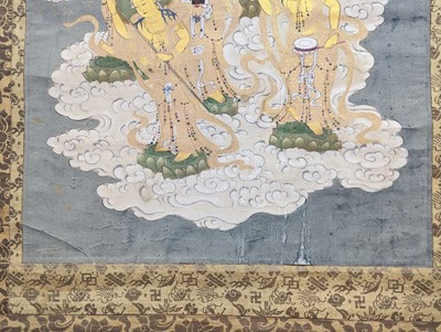 Lot 310 - A PAIR OF JAPANESE BUDDHIST SCROLL PAINTINGS