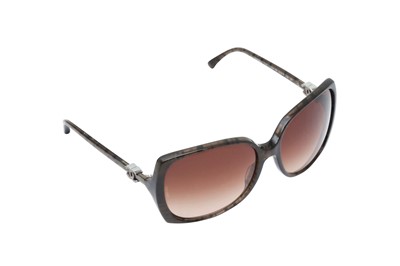 Lot 208 - Chanel Brown CC Oversized Sunglasses
