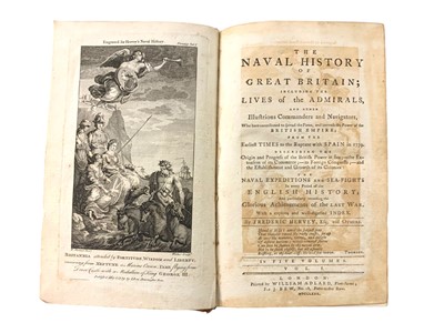 Lot 46 - Hervey (Frederic) The Naval History of Great Britain…