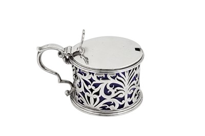 Lot 417 - A William IV sterling silver mustard pot, London 1835 by messrs Barnard