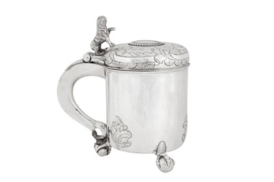 Lot 287 - A late 18th century Norwegian silver peg tankard (drikkekanne), Trømso dated 1797 by Theodorius/Tøres Tiller (b.c. 1766 – 1838, active from 1793)