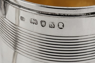 Lot 476 - A George III sterling silver pint mug, London 1816 by Thomas Wallis II