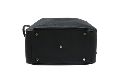 Lot 366 - Hermes Black Clemence Lindy 30
