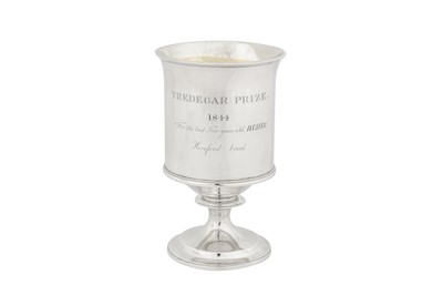 Lot 454 - Welsh interest - A George III sterling silver cup, London 1813 by Peter and William Bateman