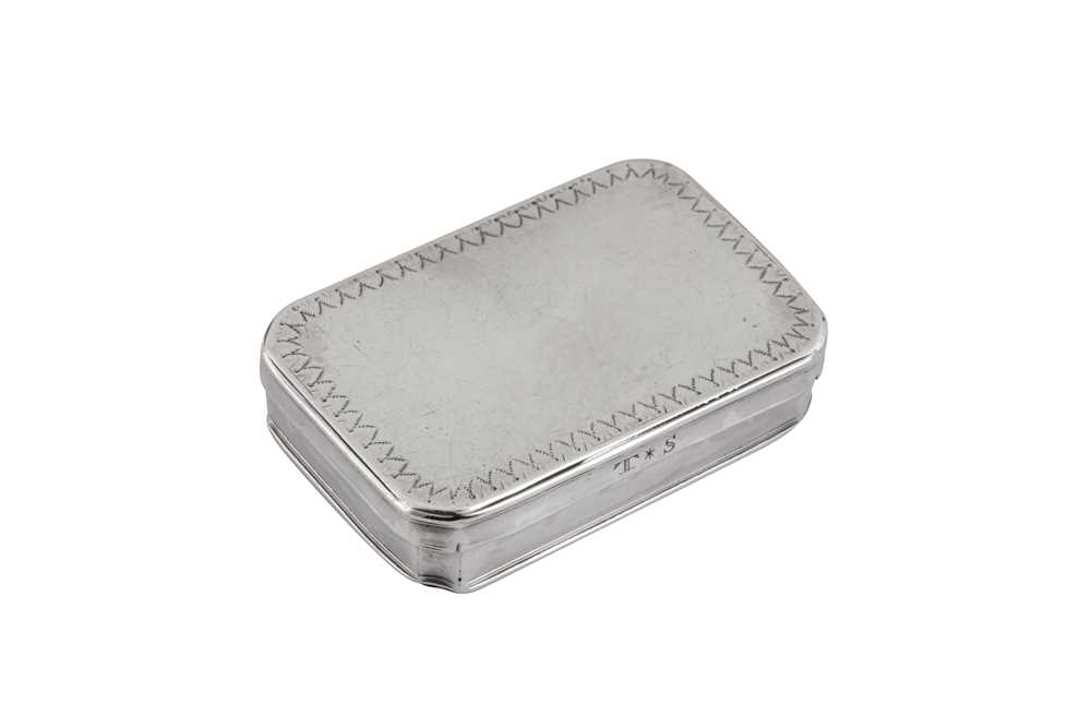 Lot 41 - A William III silver snuff box, later converted to a vinaigrette, London circa 1700 by Jean Harache