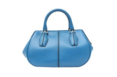 Lot 140 - Tods Blue D Styling Attacchi Bauletto Top Handle Bag