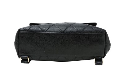 Lot 415 - Chanel Black Square Timeless Classic Backpack