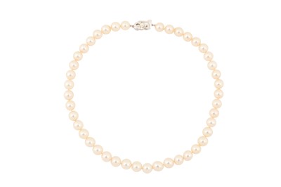 Lot 90 - MIKIMOTO | A CULTURED PEARL NECKLACE