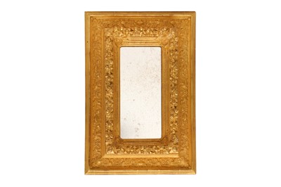 Lot 1471 - A 20TH CENTURY MIRROR