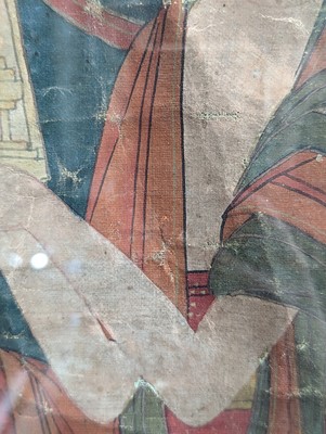 Lot 348 - A TIBETAN PAINTED THANGKA