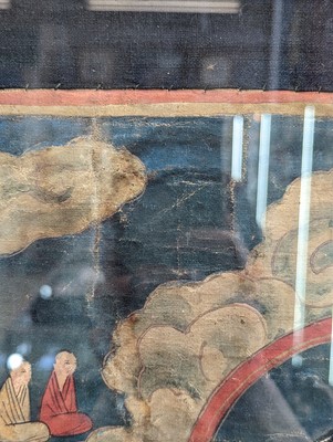 Lot 348 - A TIBETAN PAINTED THANGKA