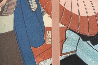 Lot 330 - UTAGAWA TOYOKUNI III (UTAGAWA KUNISADA 1786 - 1865)