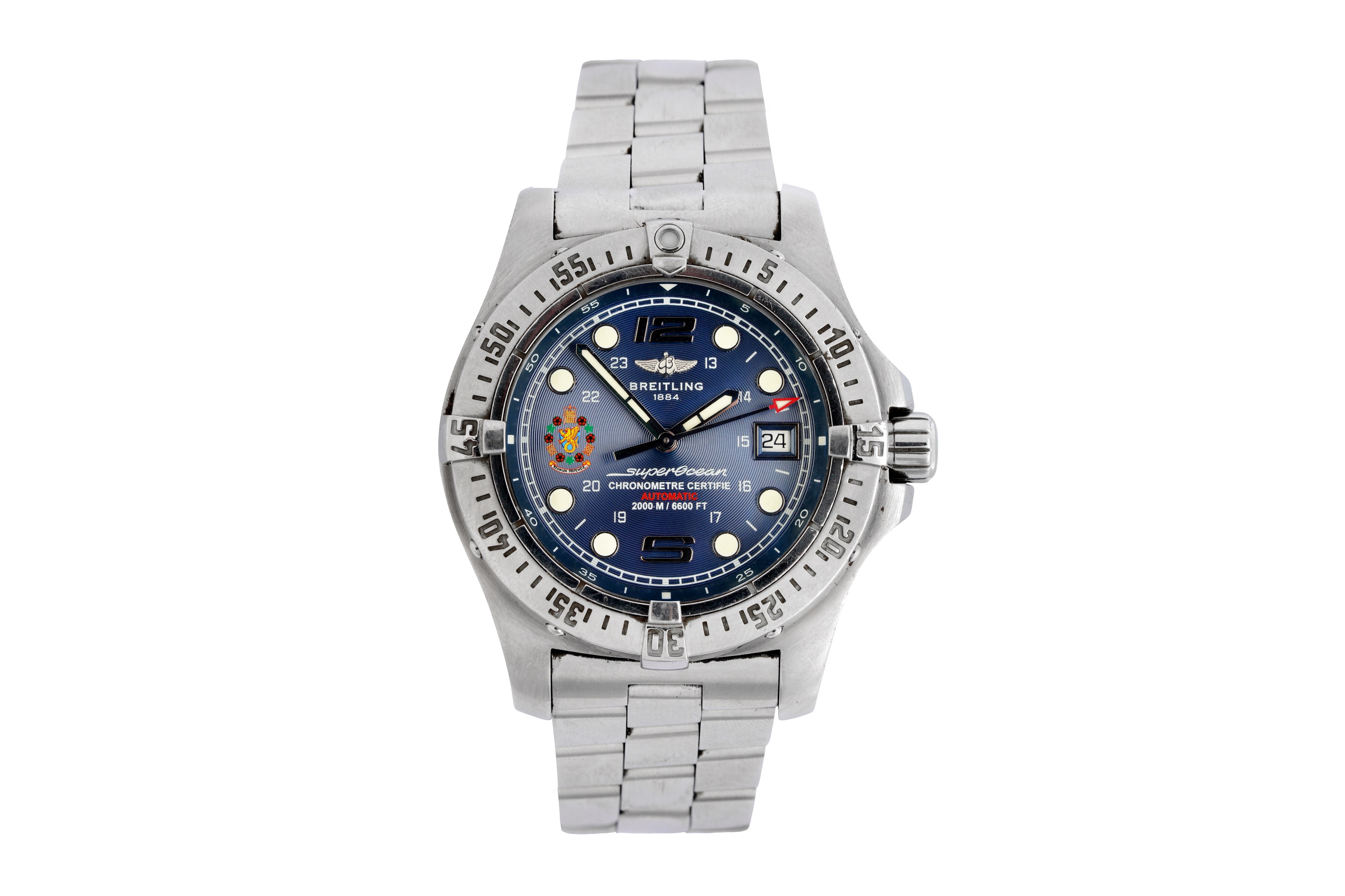 Lot 318 BREITLING SUPEROCEAN STEELFISH