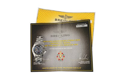 Lot 318 - BREITLING SUPEROCEAN STEELFISH.